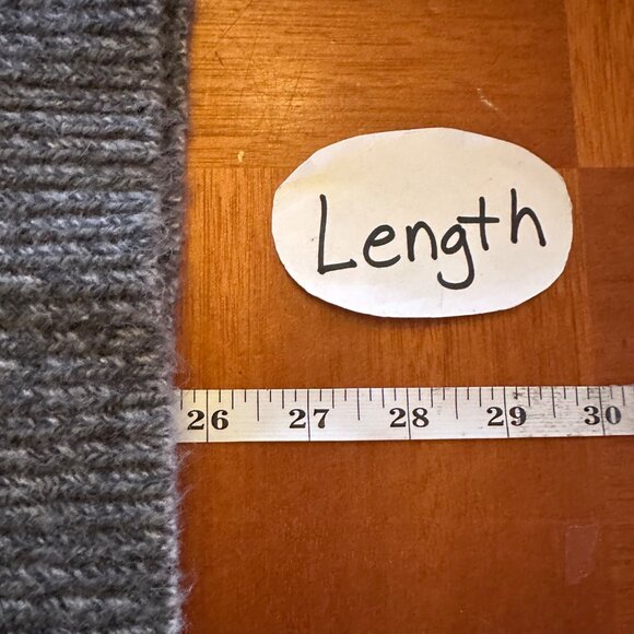 Gray Knit Sweater With Button Shoulder Detail Ava & Viv Womens Size 1X - Picture 4 of 6